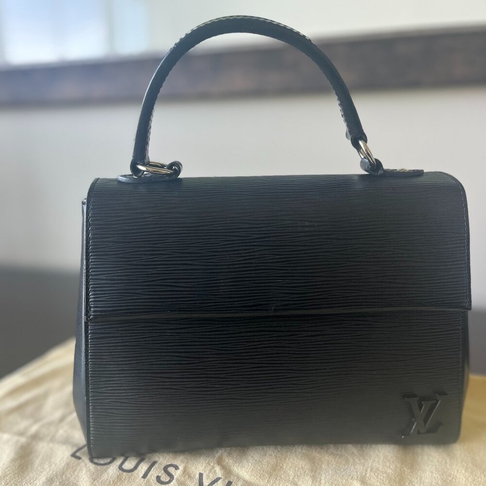 Louis Vuitton Cluny BB Black Epi Leather Bag